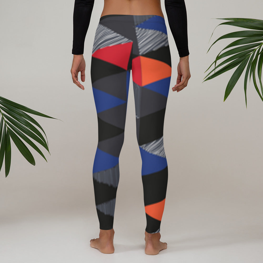 Abstract Leggings