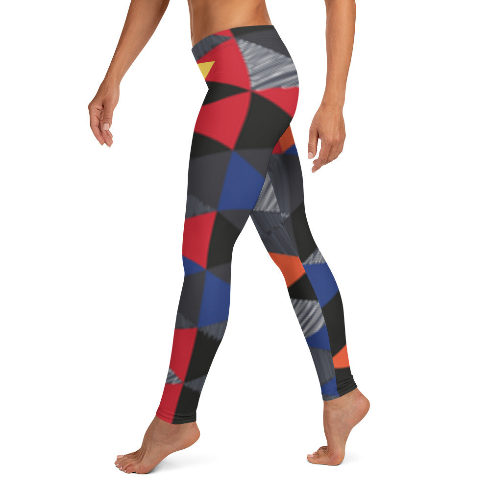 Abstract Leggings