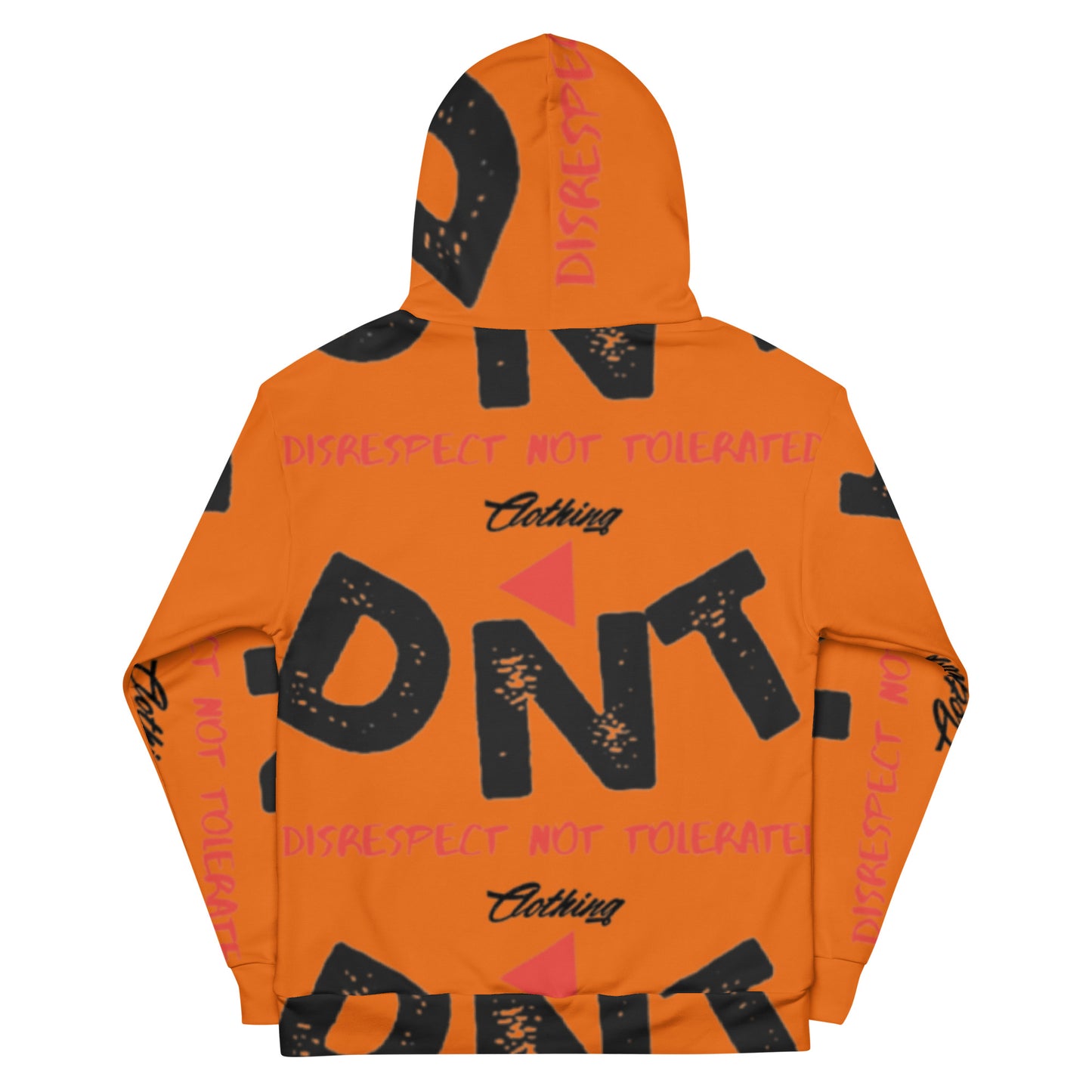 DNT Red-Tri Hoodie Orange