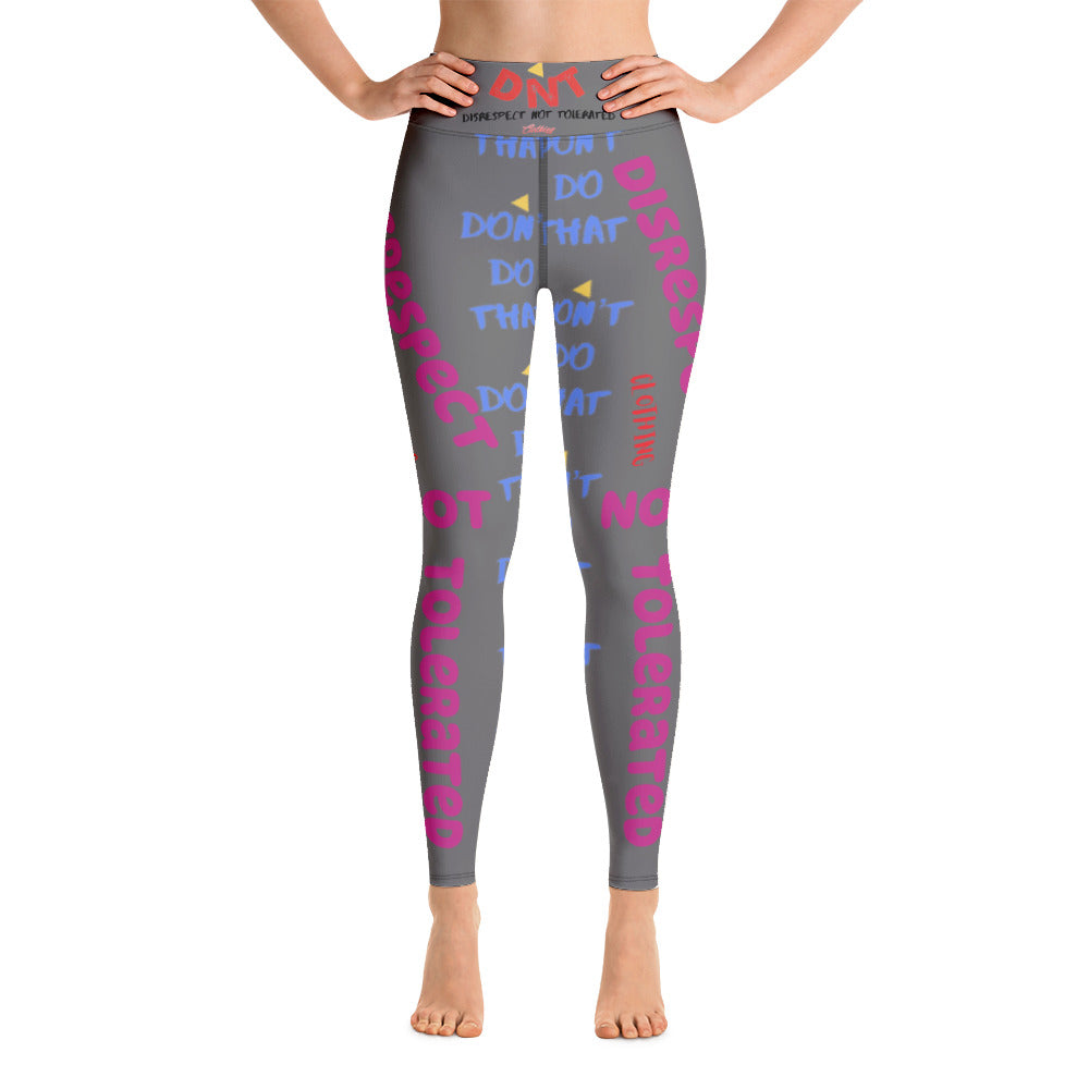 DDT Womens Yoga Leggings/Grey
