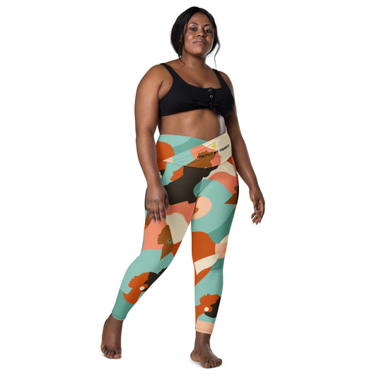 “Ladies” Crossover leggings with pockets