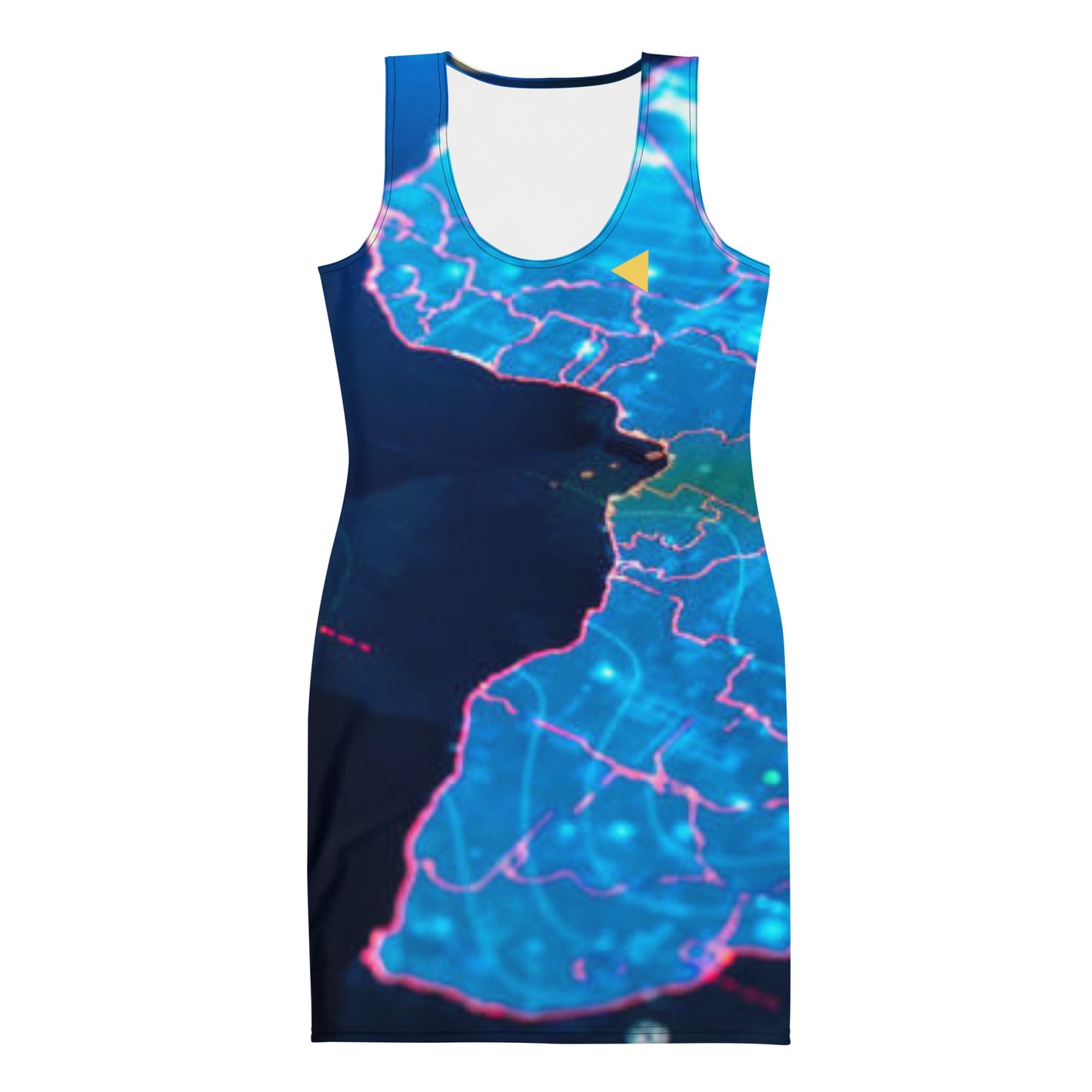 Africa Map Sublimation Cut & Sew Dress