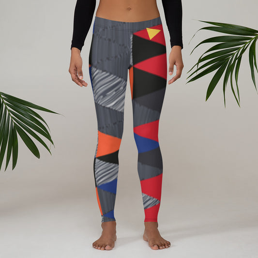 Abstract Leggings