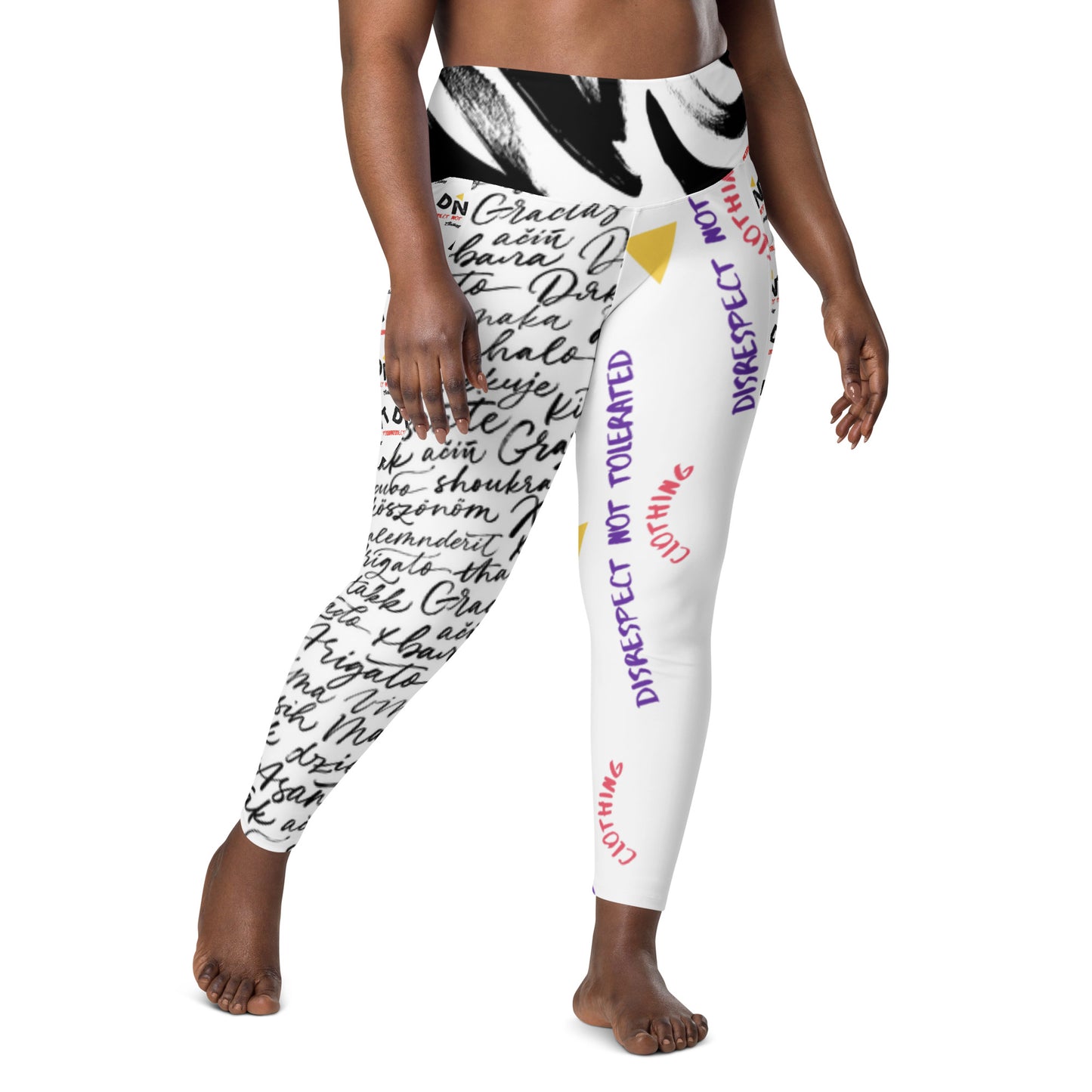 Woman “Thank You” Leggings with pockets