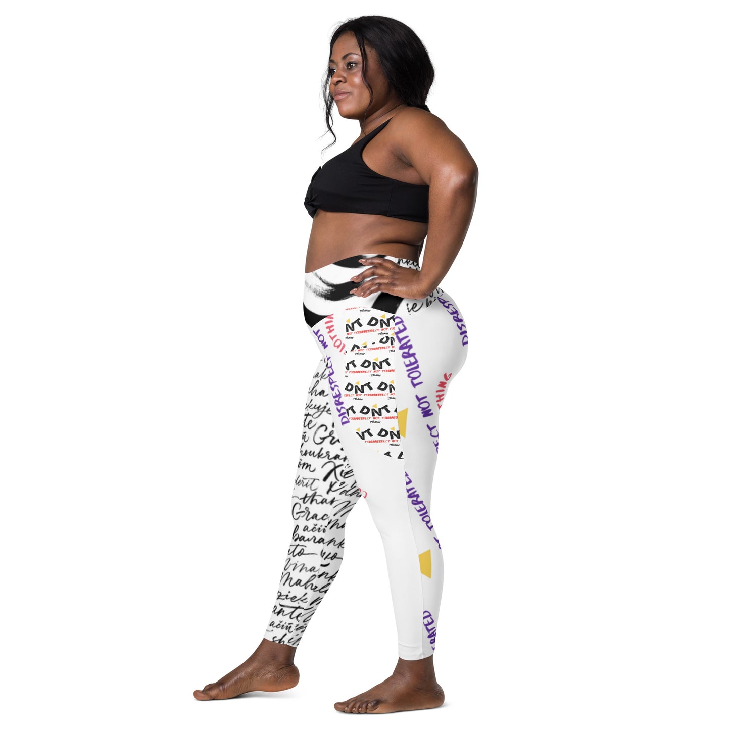 Woman “Thank You” Leggings with pockets