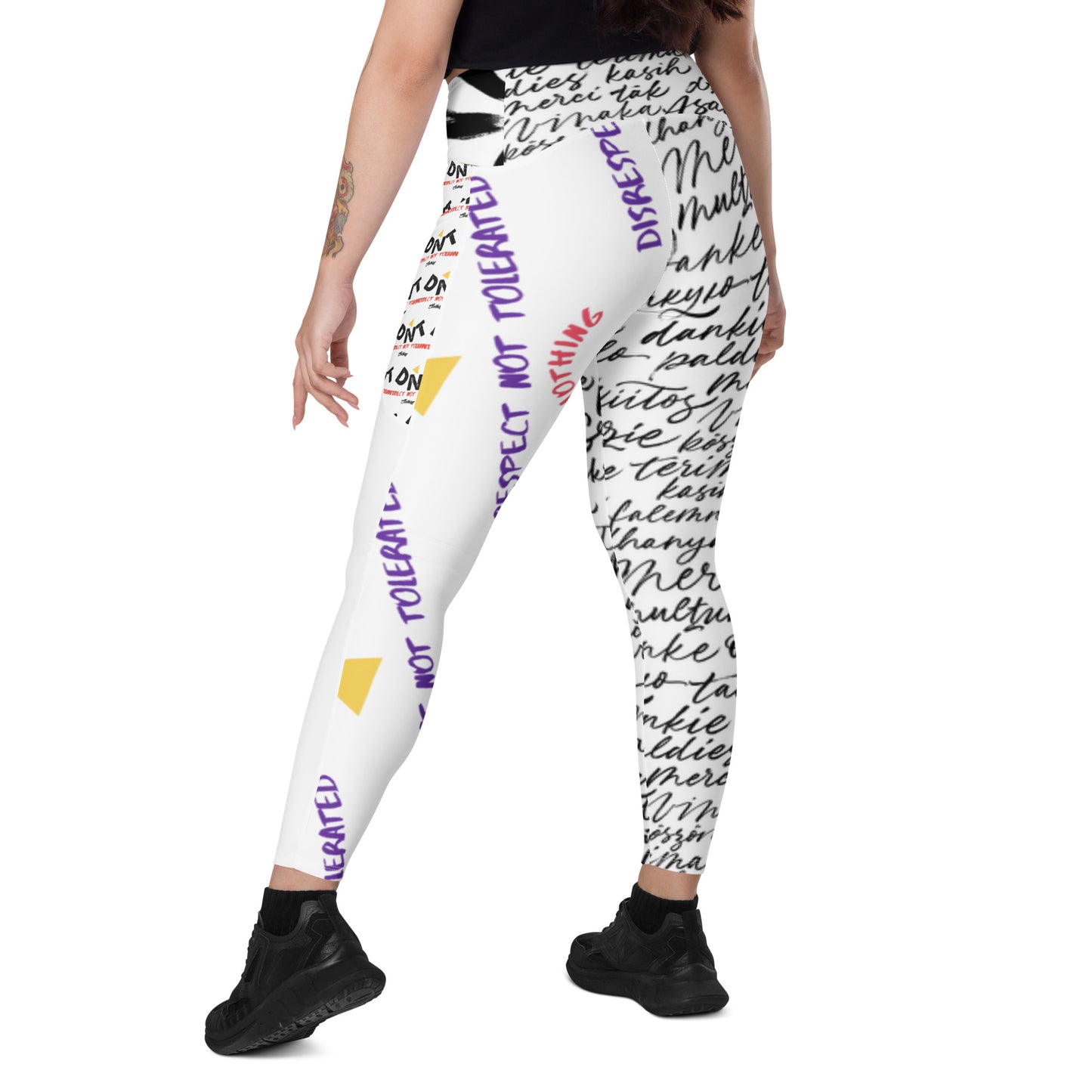 Woman “Thank You” Leggings with pockets