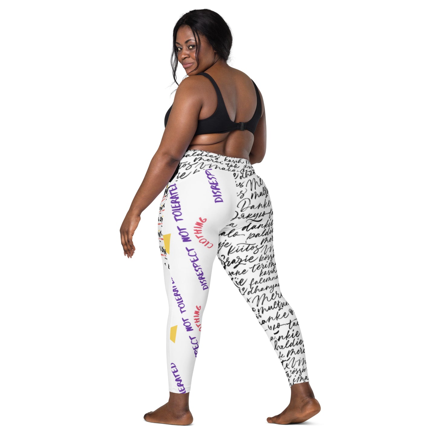 Woman “Thank You” Leggings with pockets