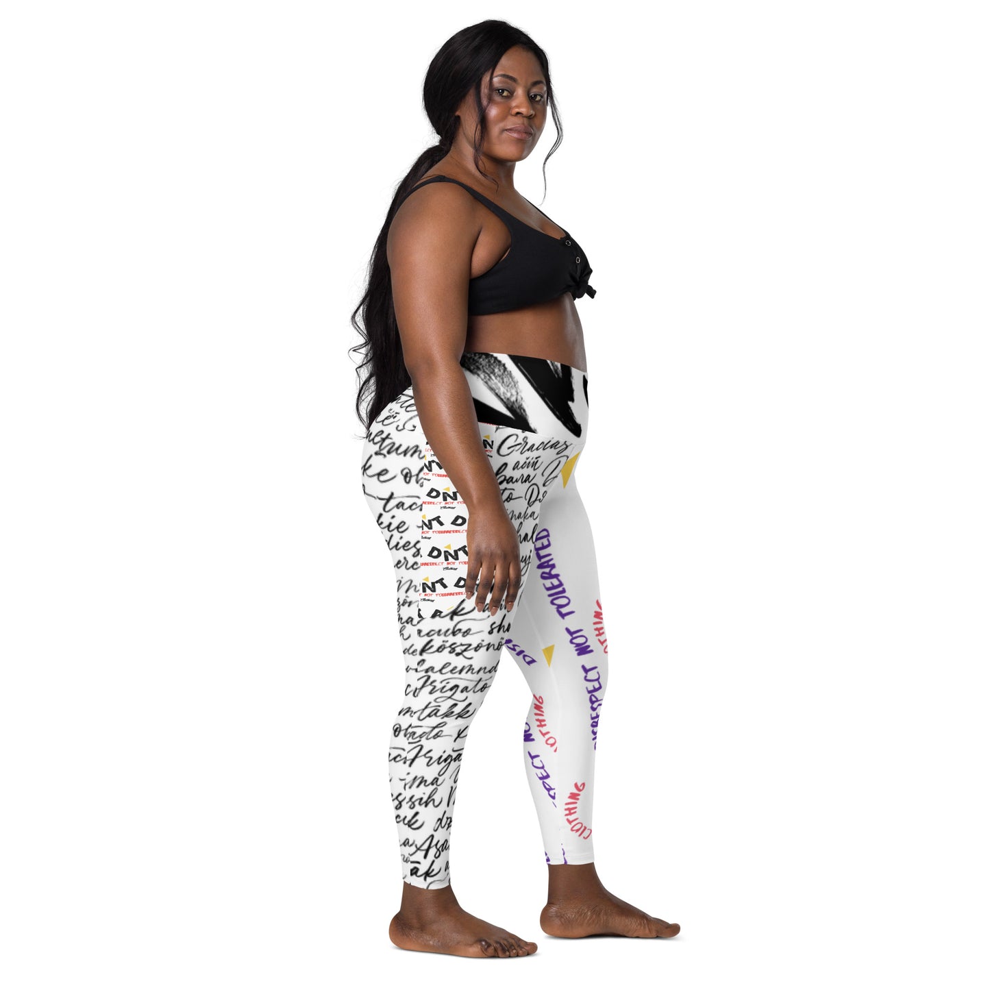 Woman “Thank You” Leggings with pockets