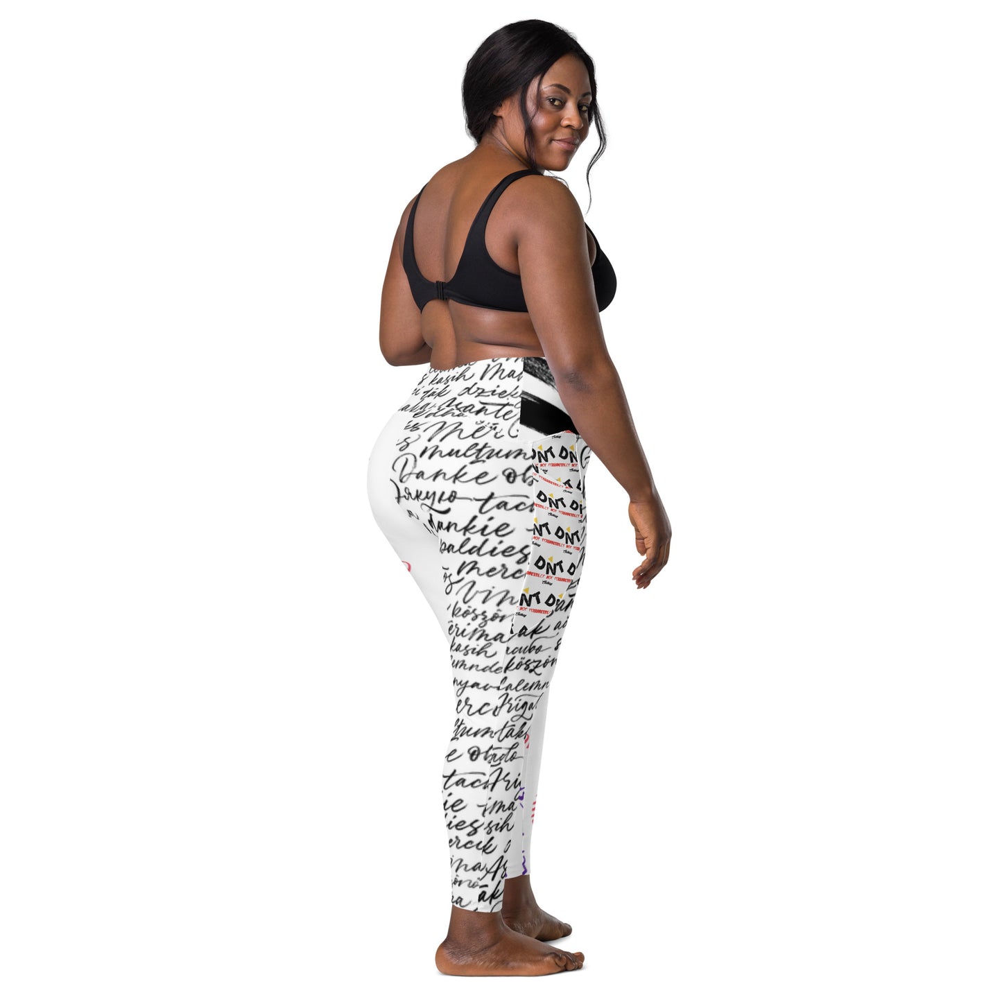 Woman “Thank You” Leggings with pockets