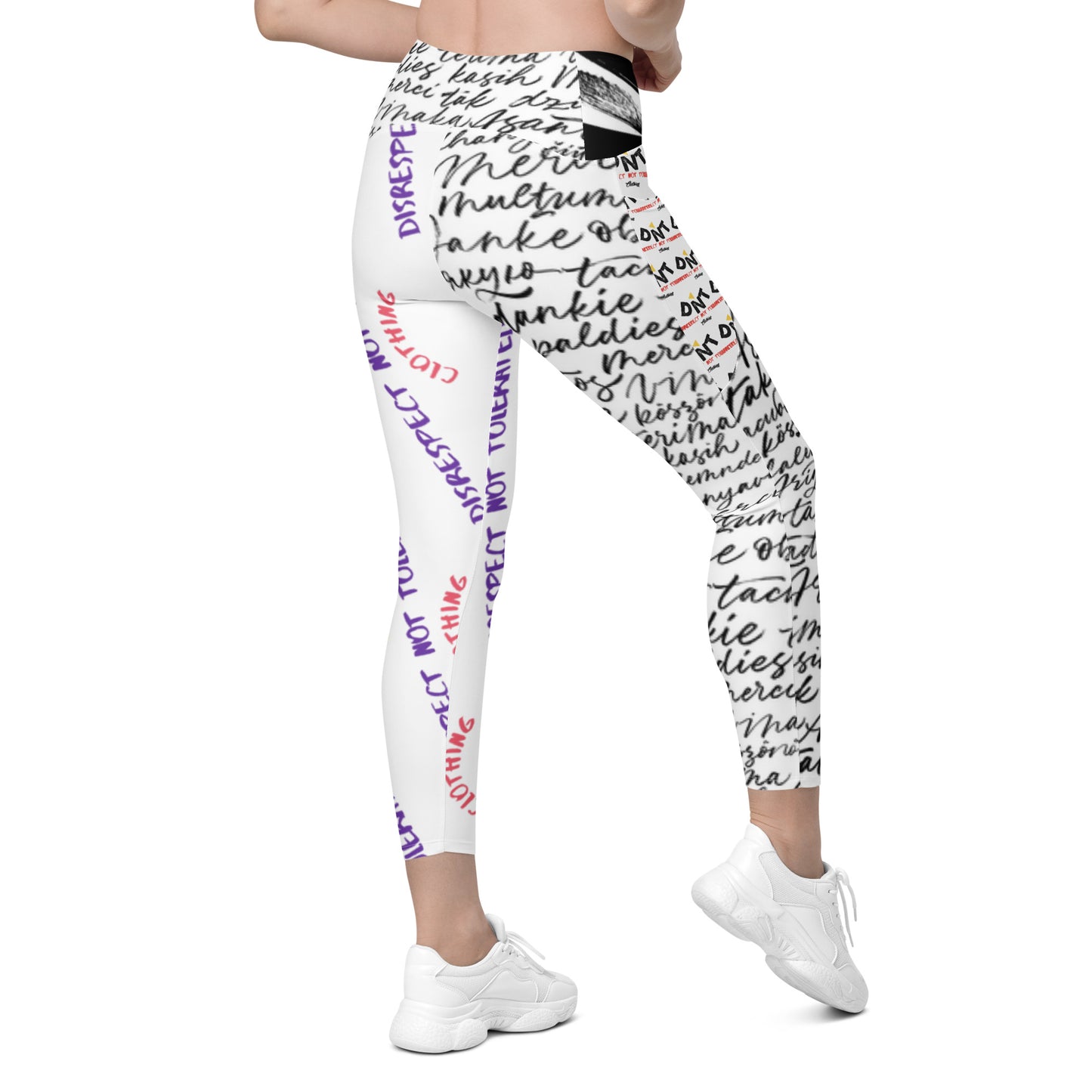 Woman “Thank You” Leggings with pockets