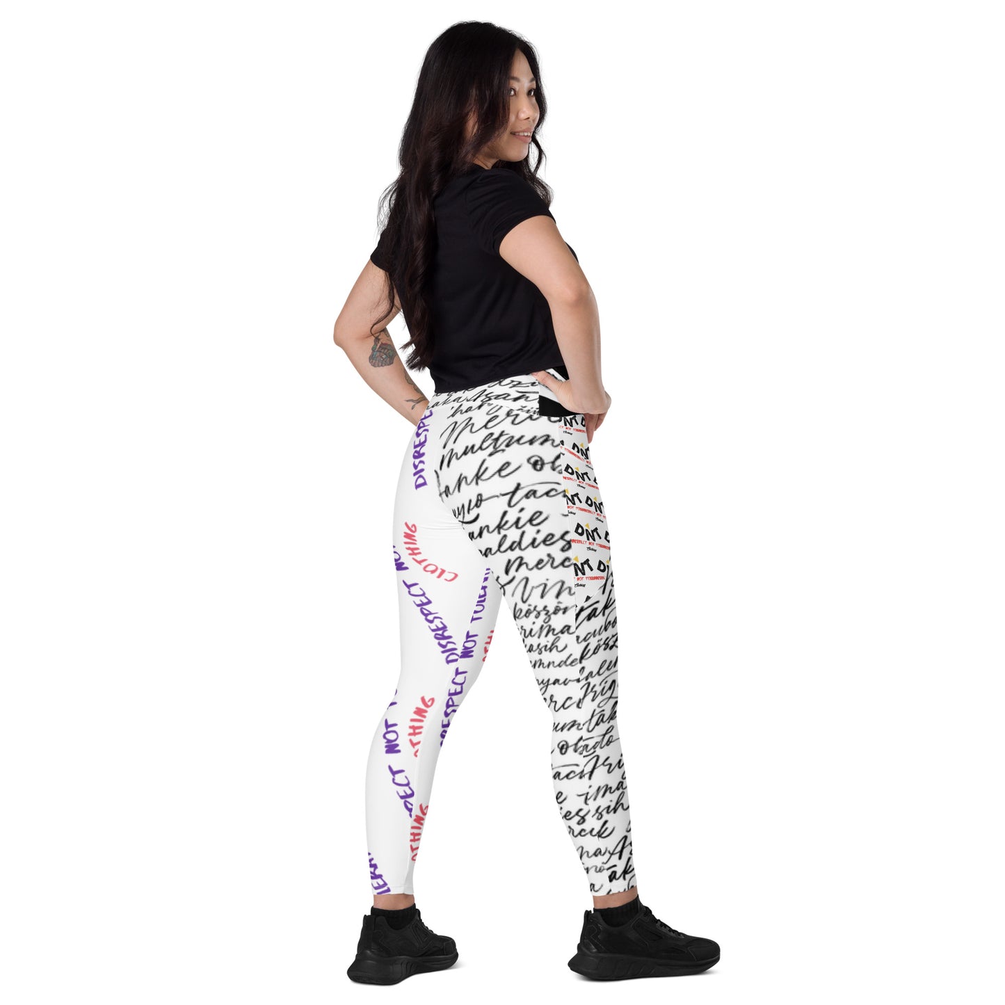 Woman “Thank You” Leggings with pockets