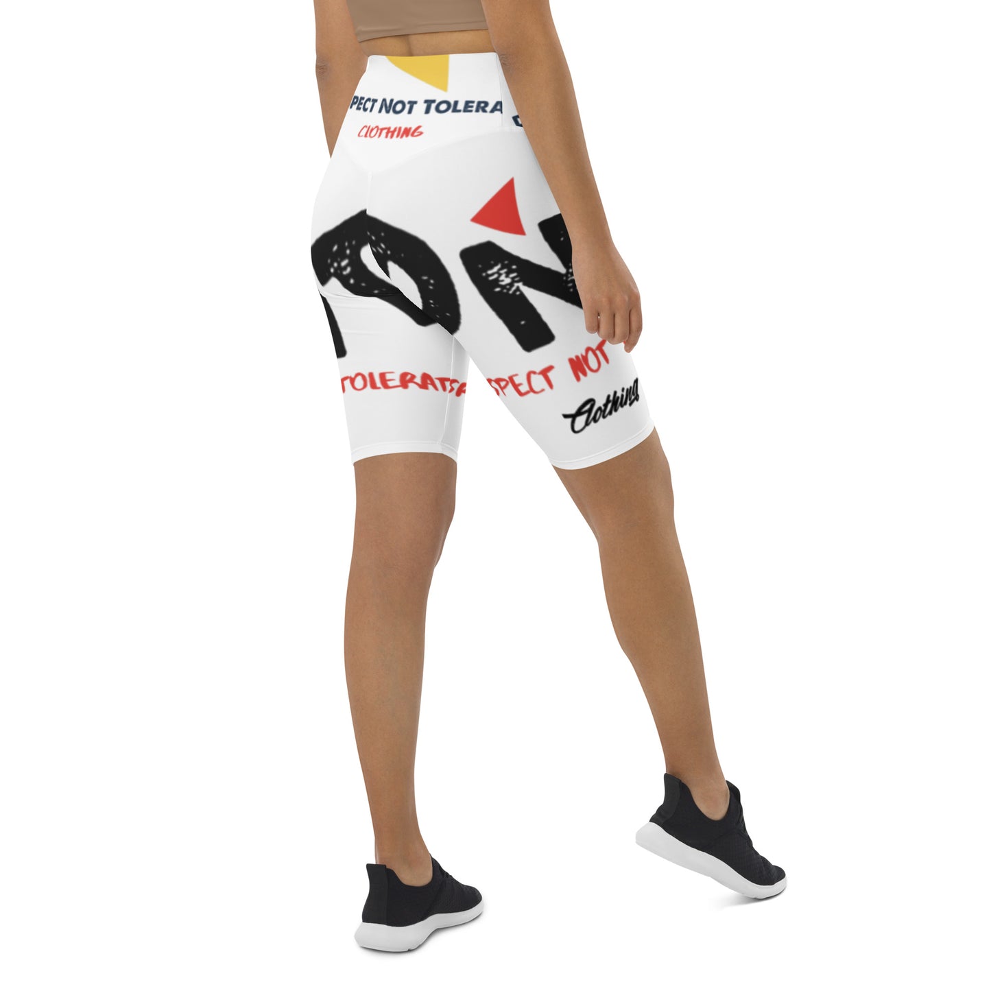 DNT Red Tri Women Biker Shorts