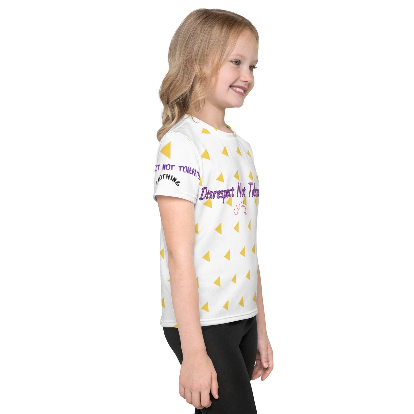 Yellow Tri Girls crew neck t-shirt