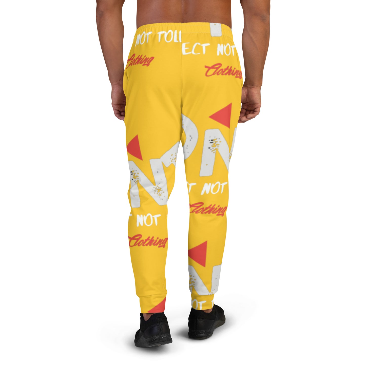 DNT- Red Tri Men's Joggers 2 Yellow