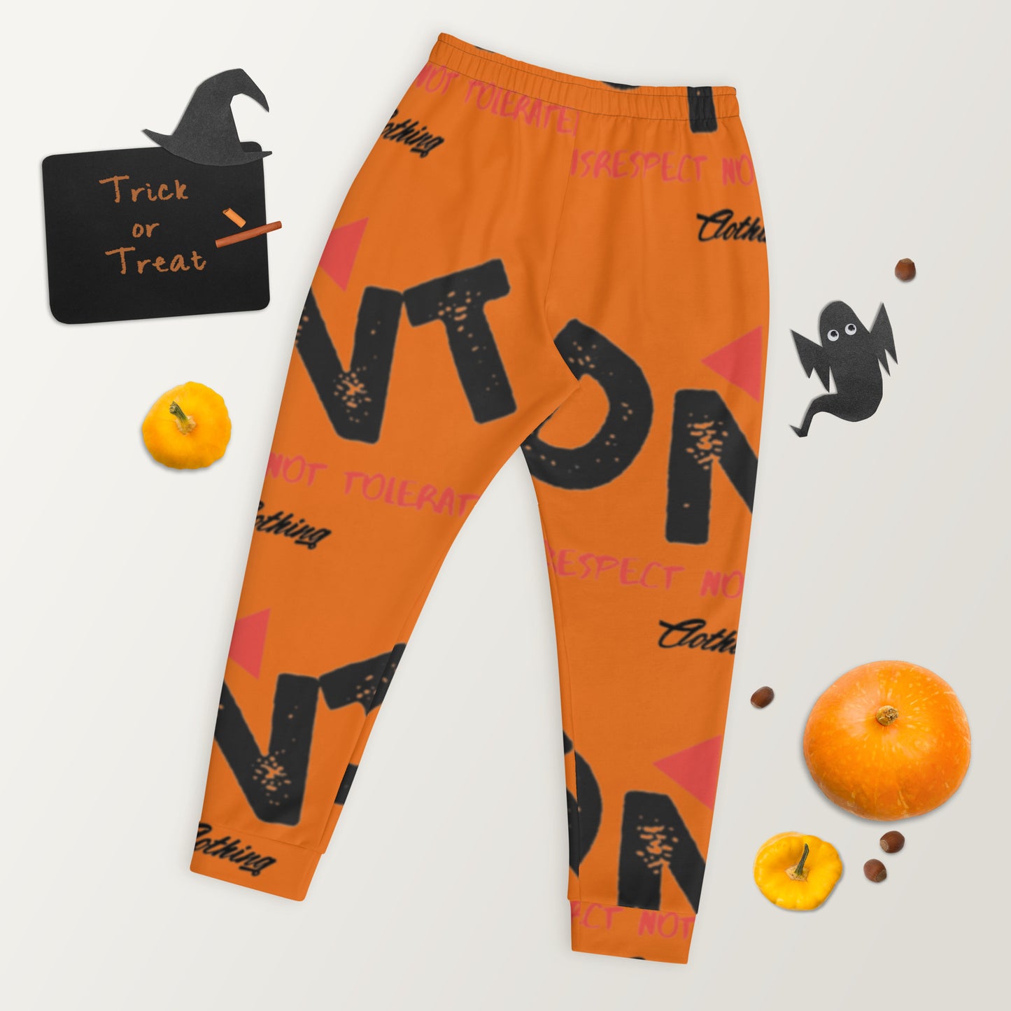 DNT= Red Tri Men's Joggers 1 Mango Tango