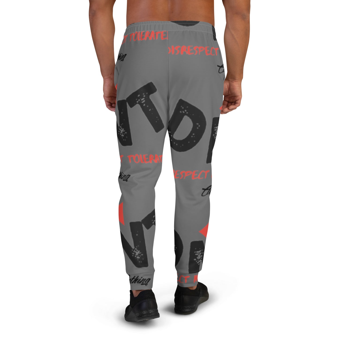 Red- Tri Men's Joggers 1 Grey