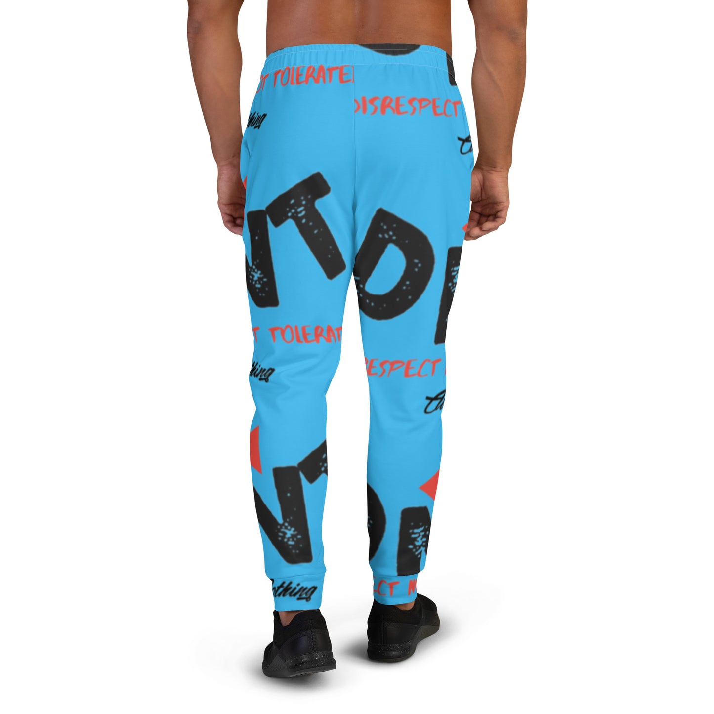 Red Tri Men's Joggers 1 Sky Blue