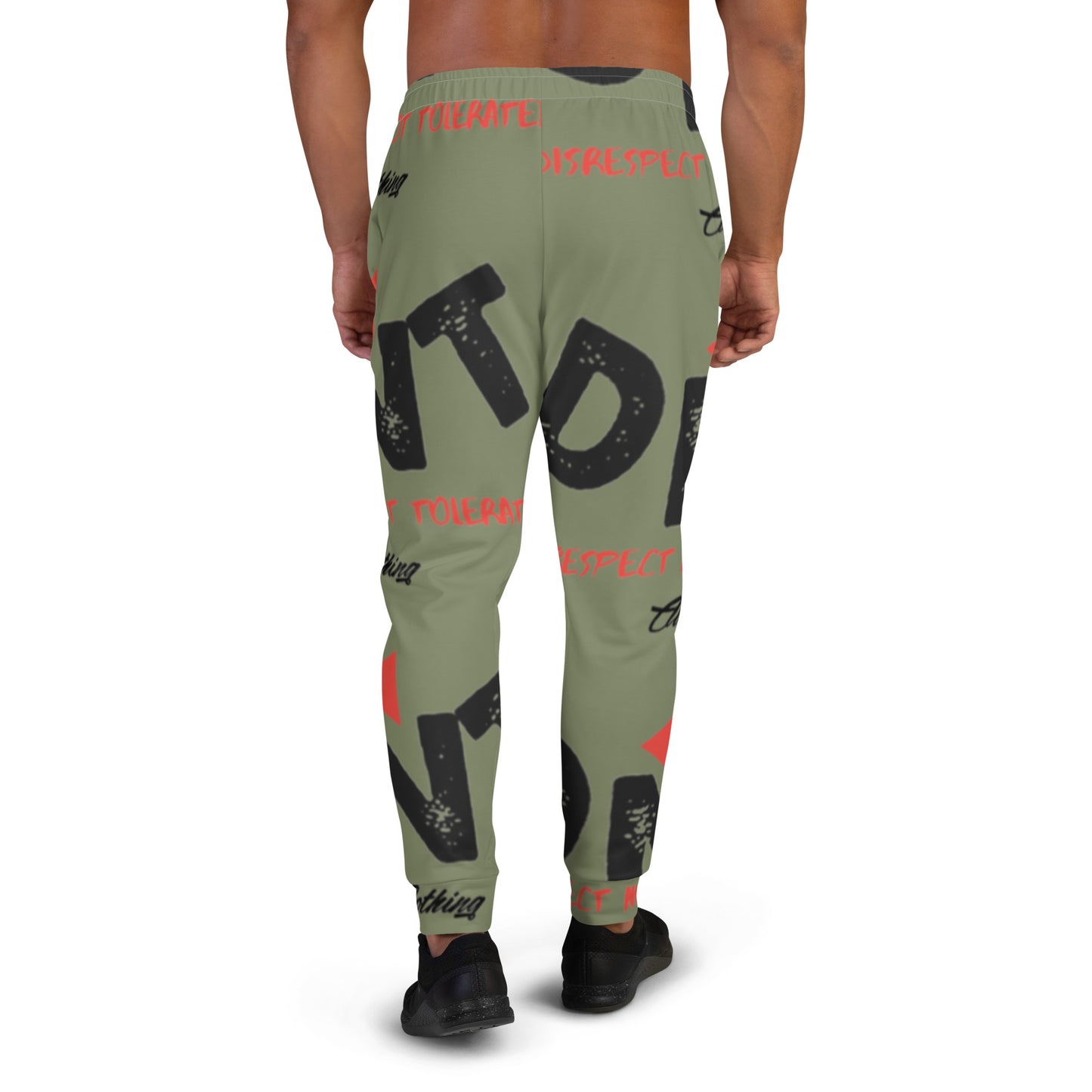 Red Tri Men's Joggers 1 Olive