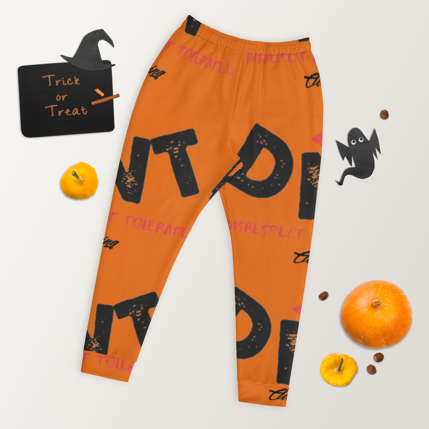 DNT= Red Tri Men's Joggers 1 Mango Tango