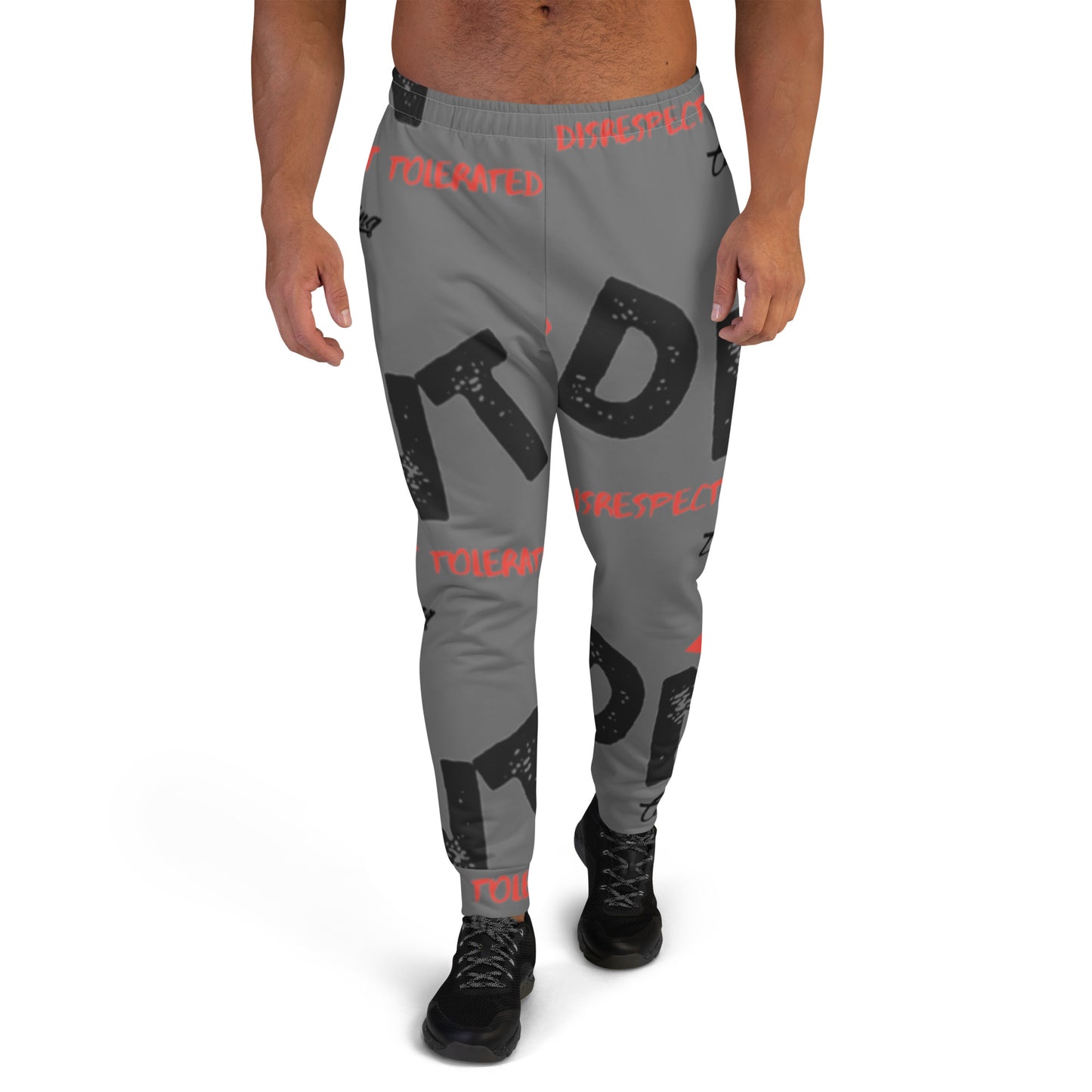 Red- Tri Men's Joggers 1 Grey