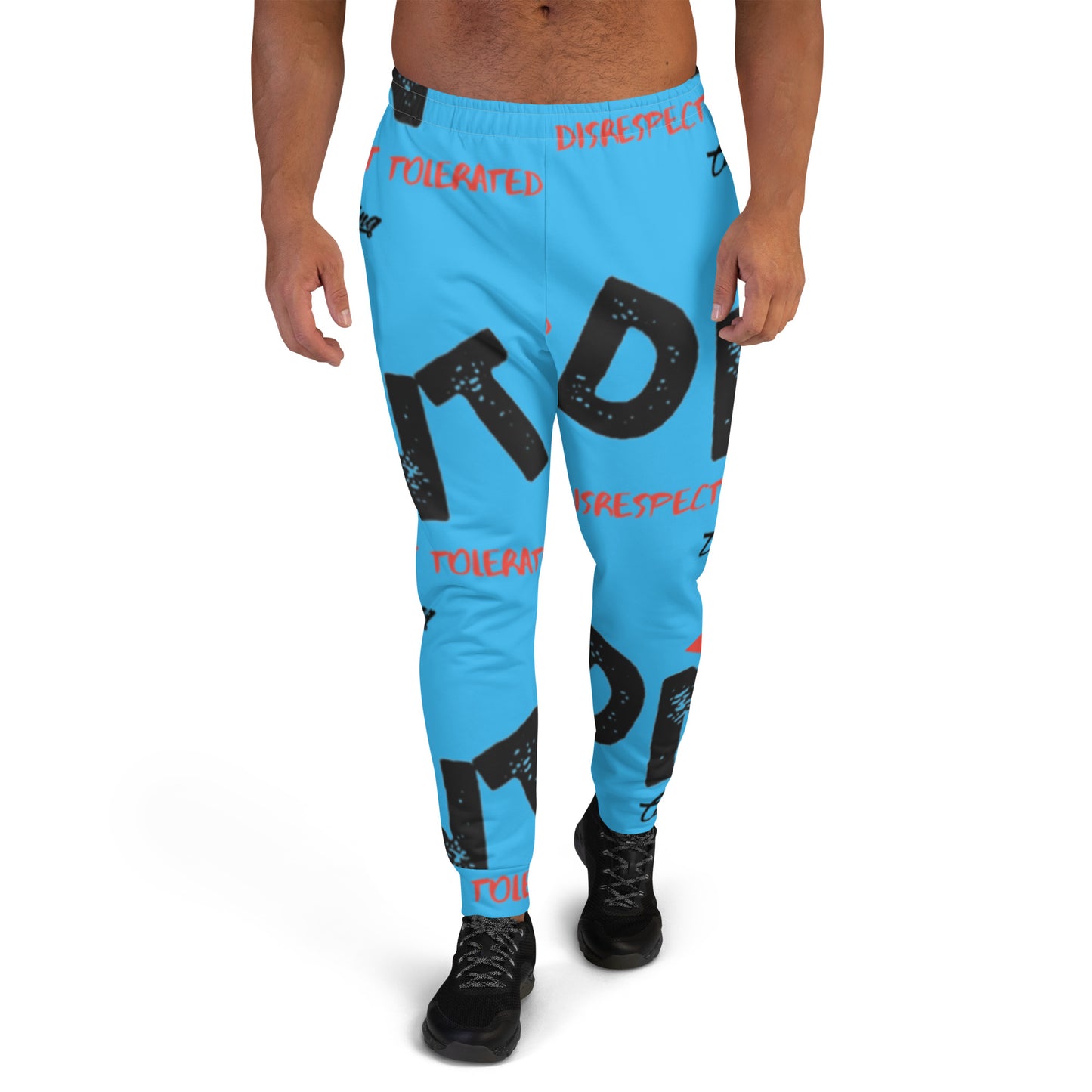 Red Tri Men's Joggers 1 Sky Blue