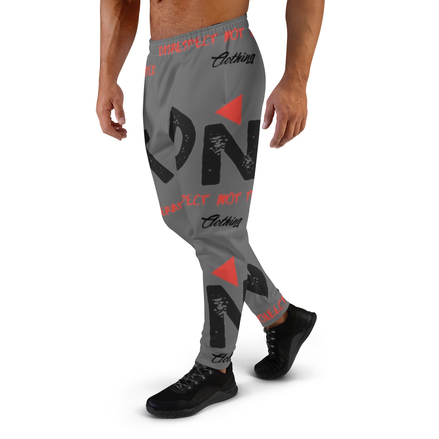 Red- Tri Men's Joggers 1 Grey