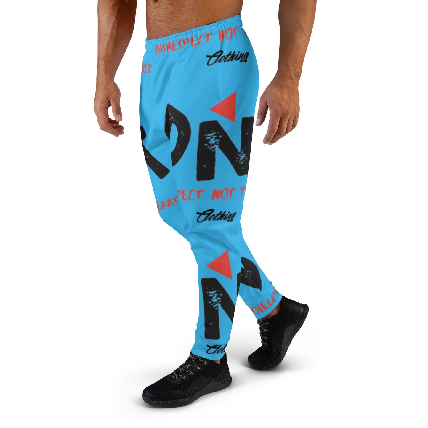 Red Tri Men's Joggers 1 Sky Blue