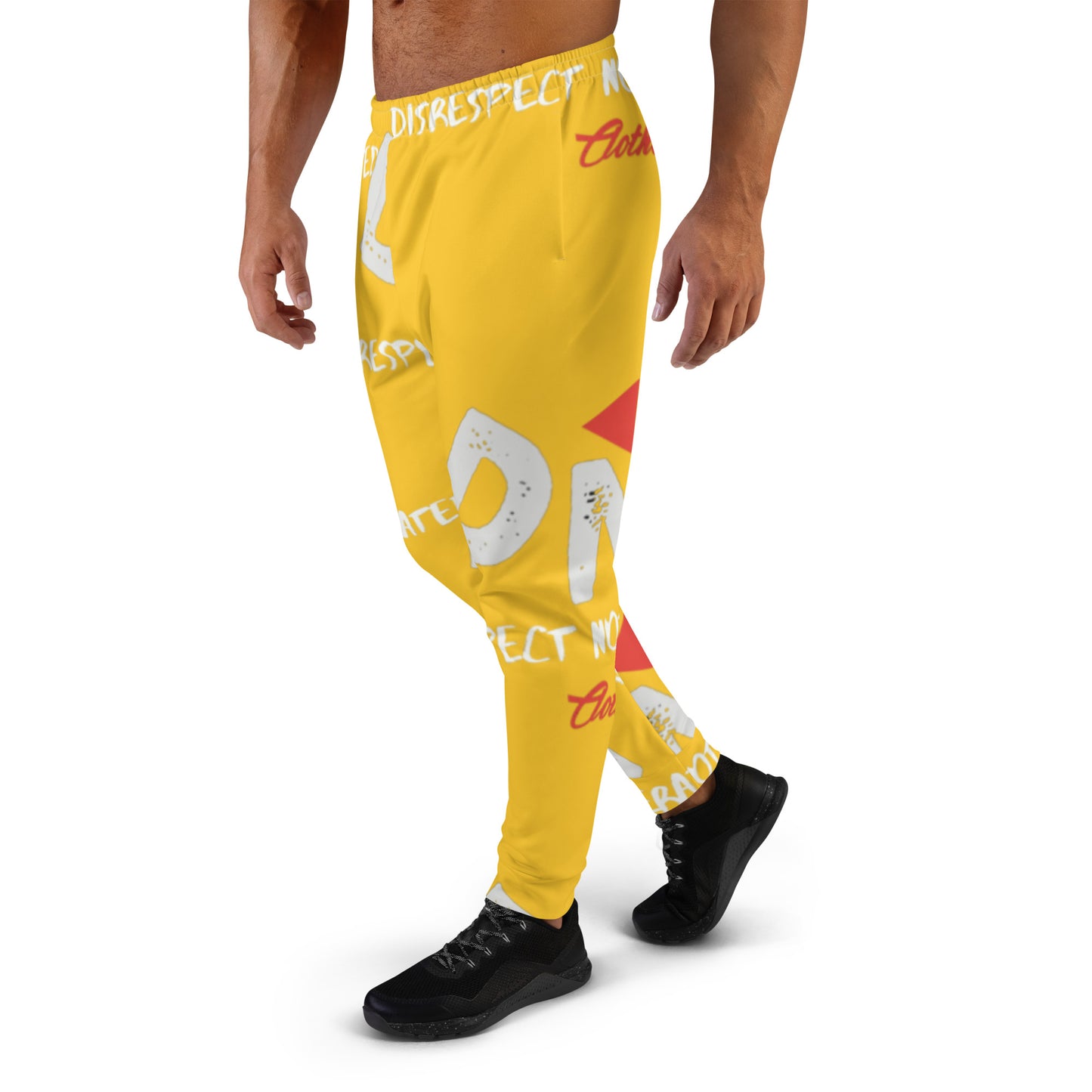 DNT Red-Tri Men's Joggers Yellow