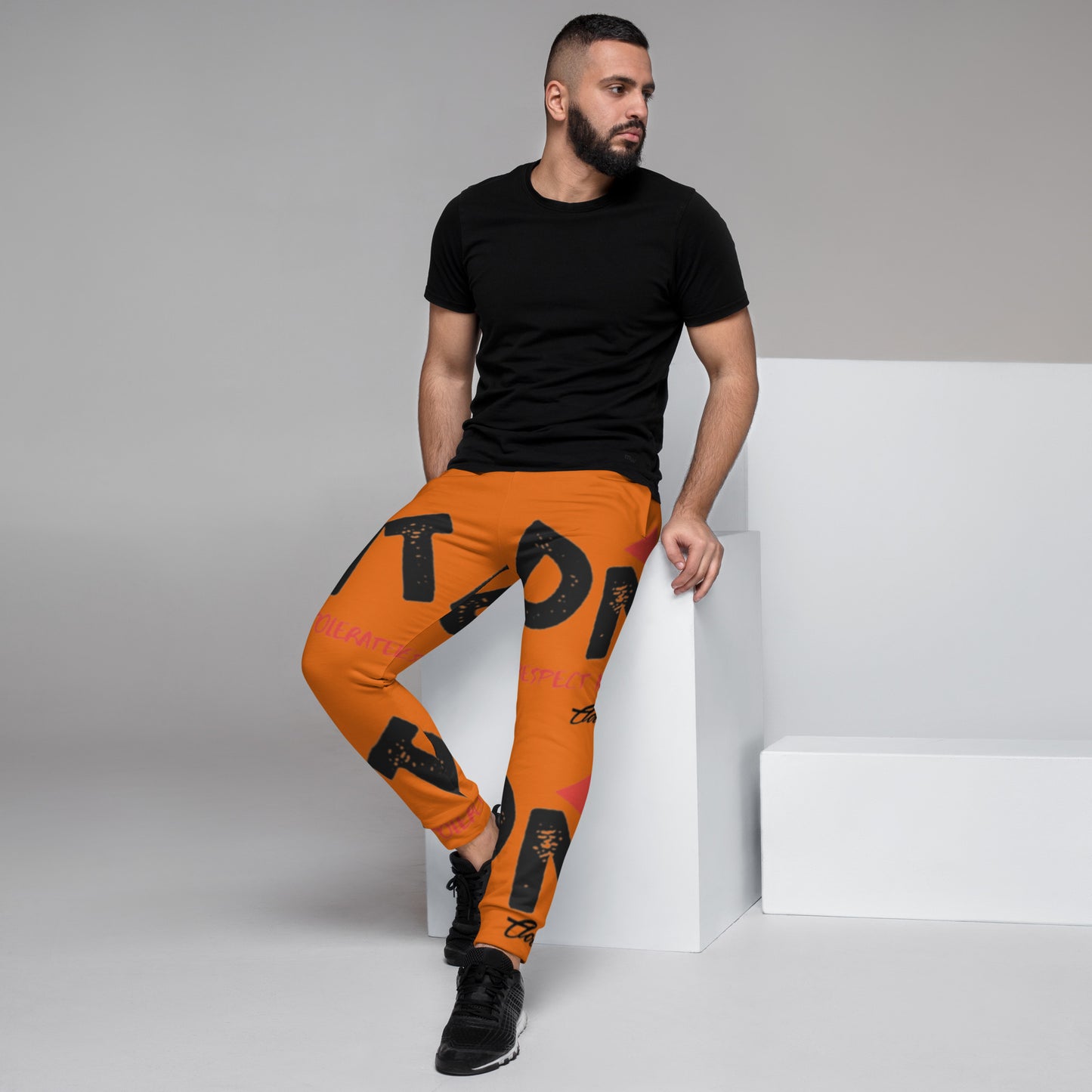 DNT Red-Tri Men's Joggers Mango