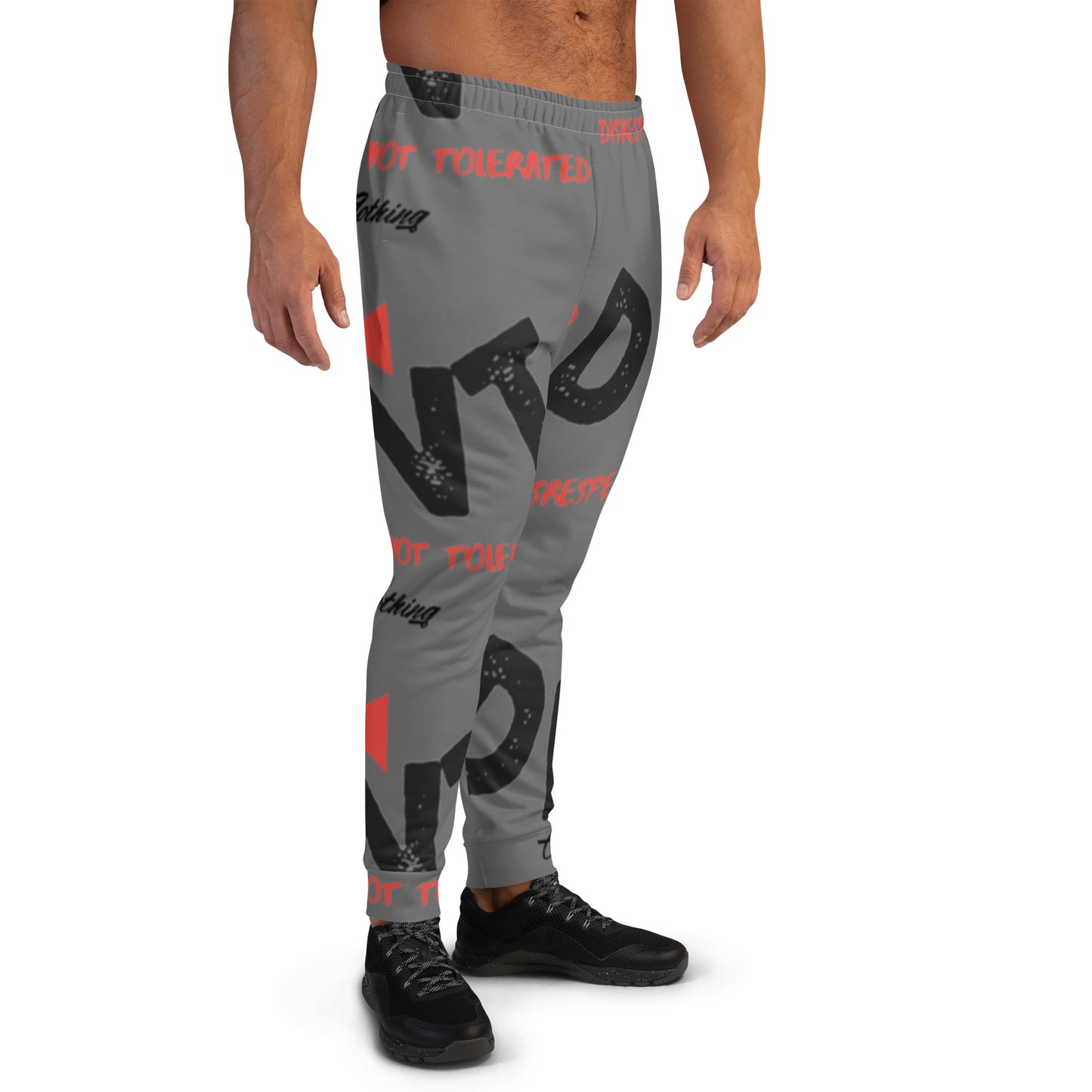 Red- Tri Men's Joggers 1 Grey