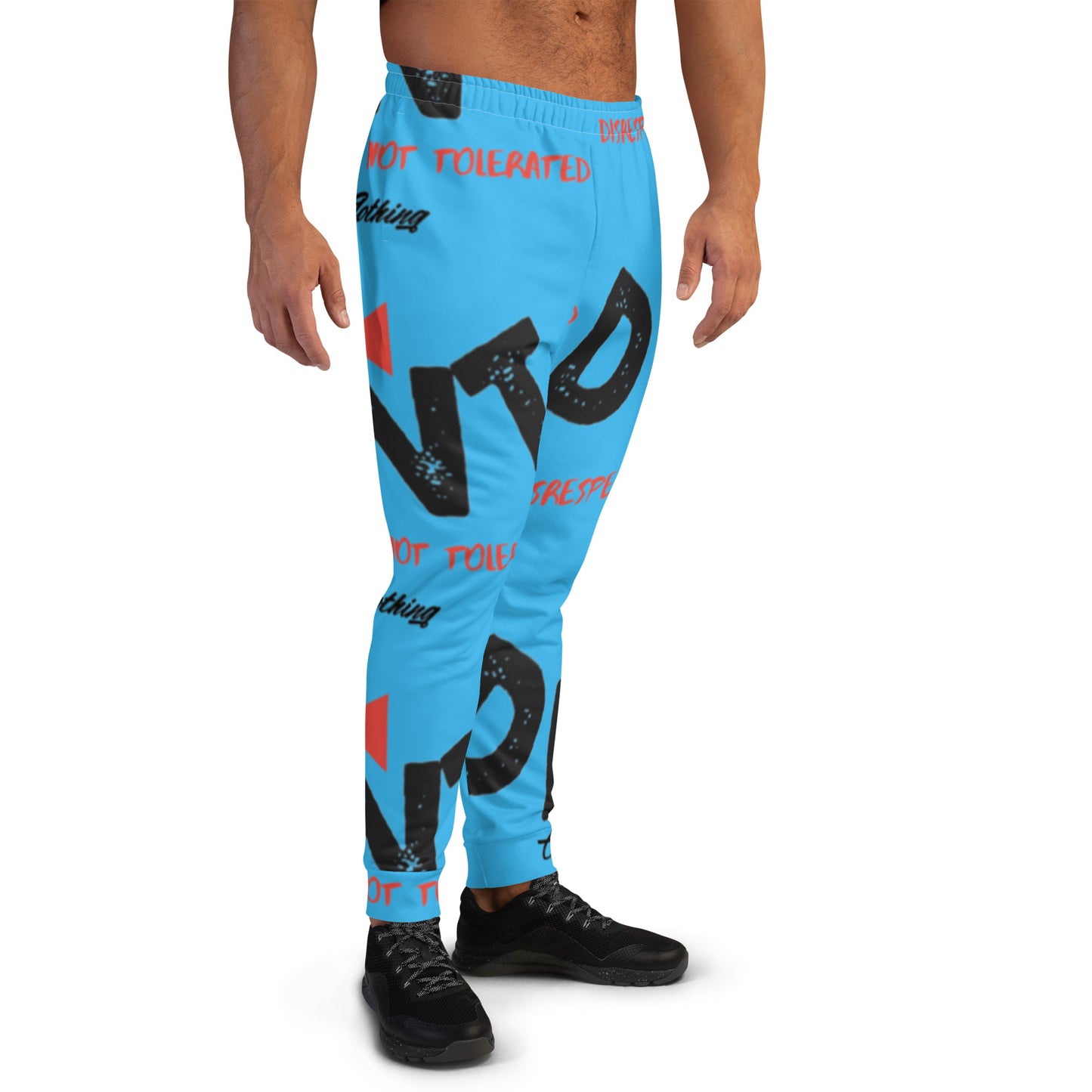 Red Tri Men's Joggers 1 Sky Blue