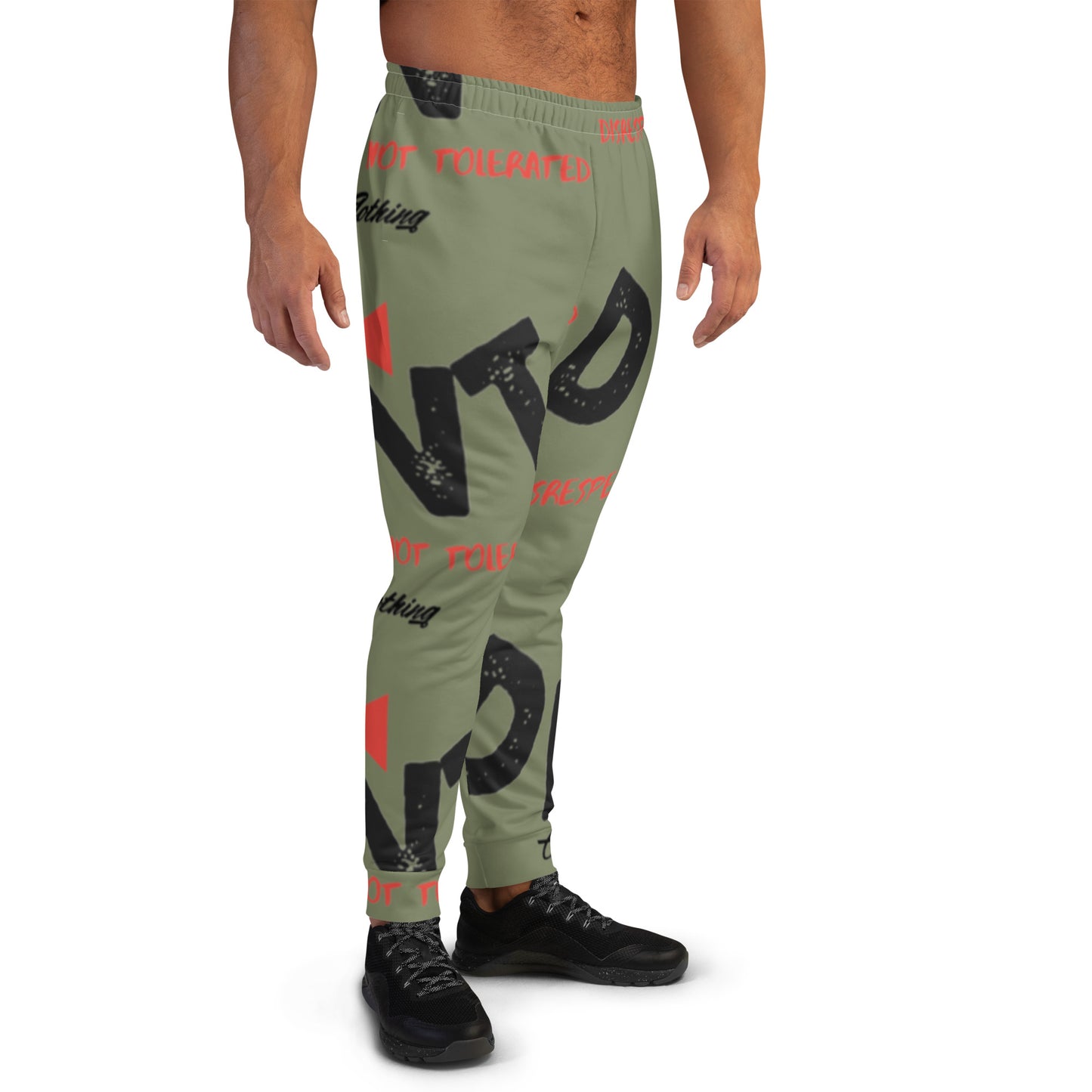 Red Tri Men's Joggers 1 Olive