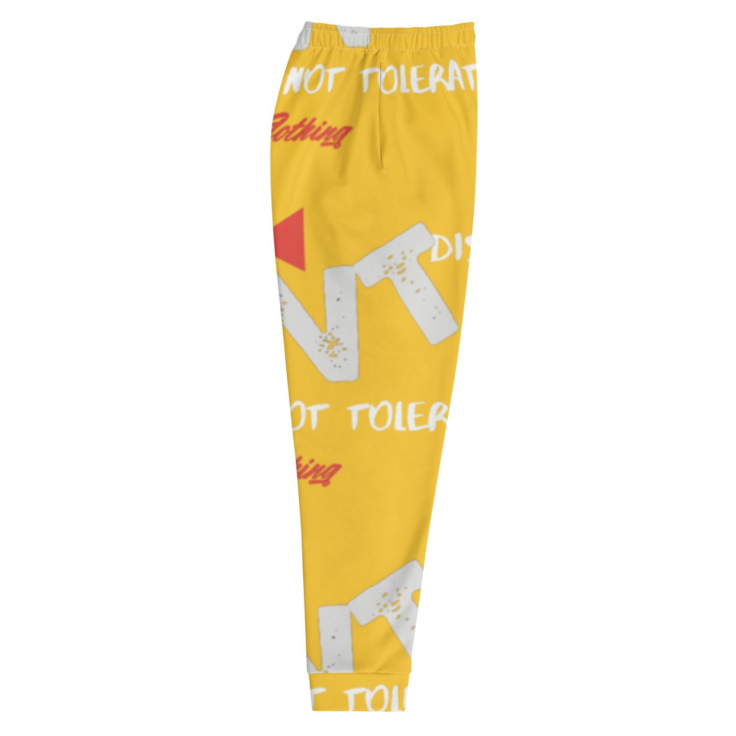 DNT Red-Tri Men's Joggers Yellow