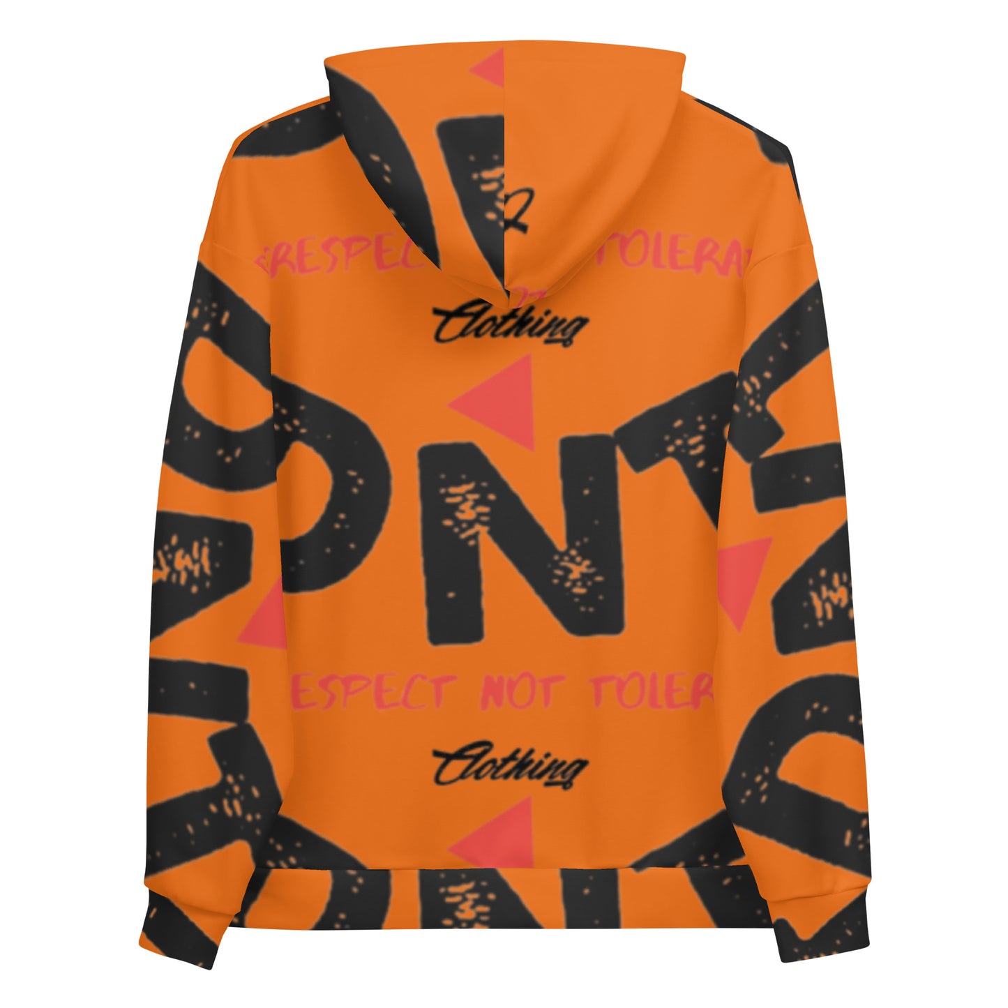 DNT Red-Tri Hoodie Orange