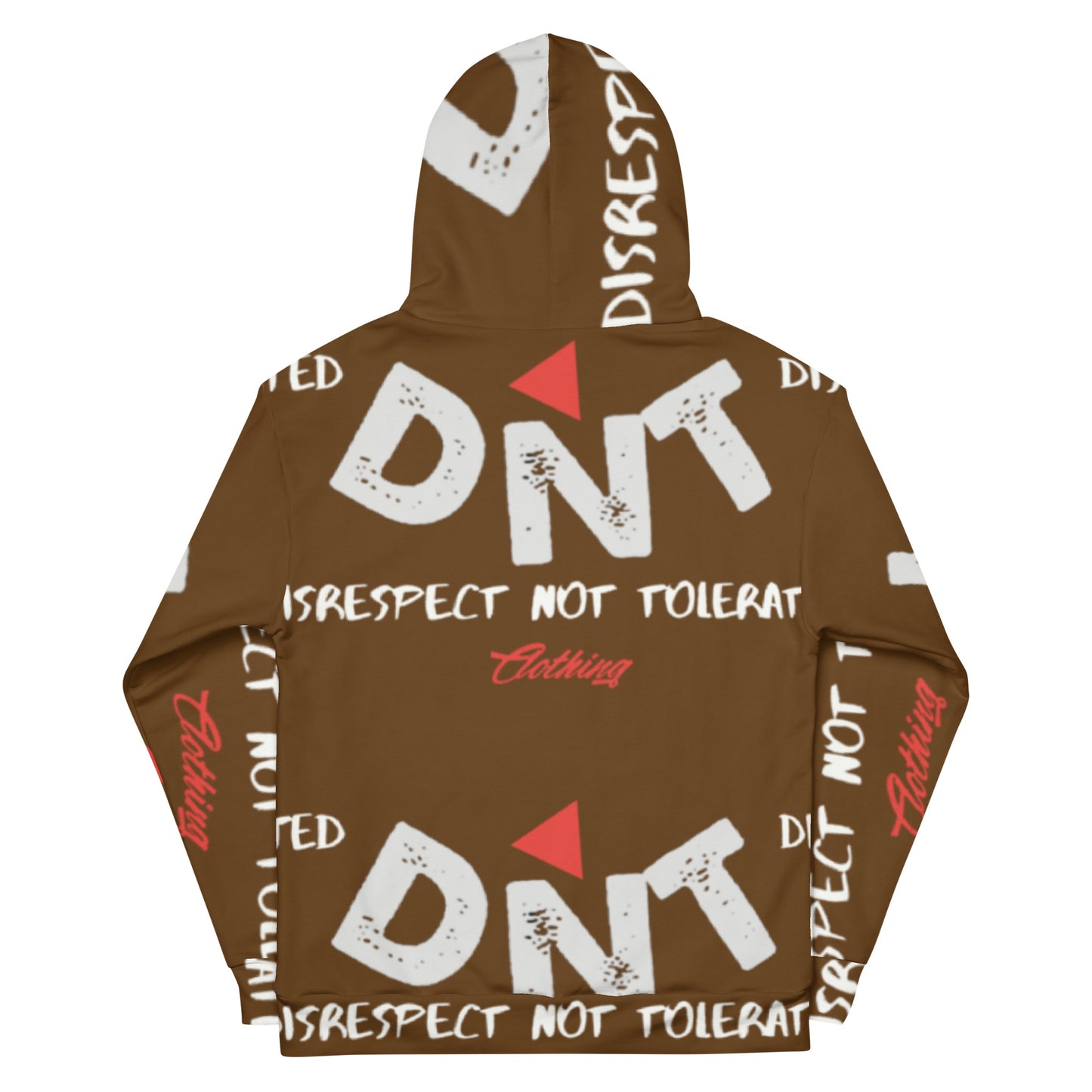 DNT Red-Tri Hoodie Brown