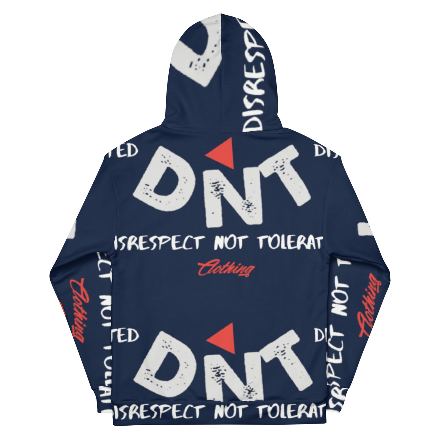 DNT Red-Tri Hoodie Navey