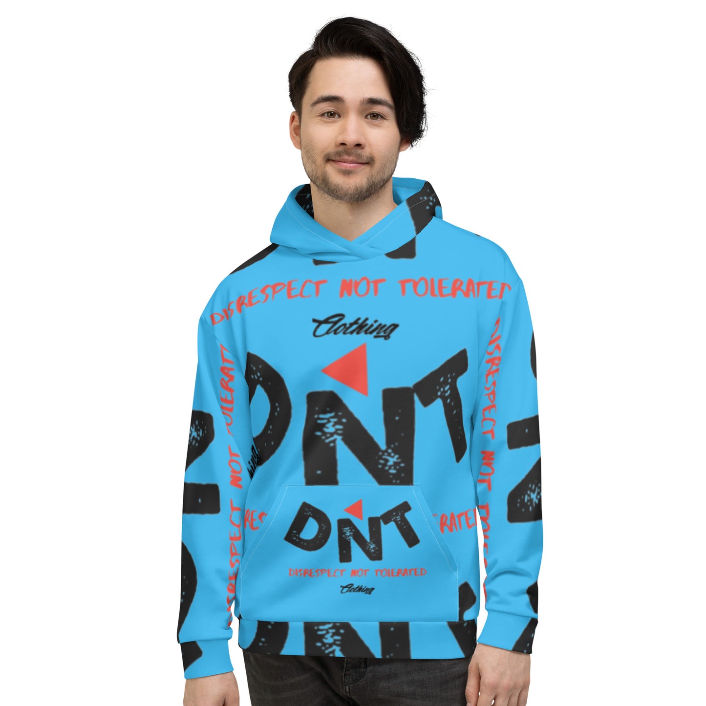 Red Tri Unisex Hoodie 1 Sky blue