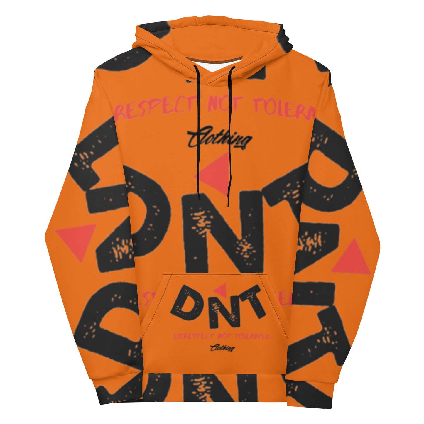 DNT Red-Tri Hoodie Orange