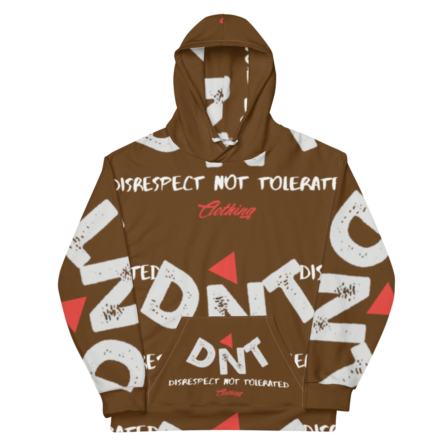 DNT Red-Tri Hoodie Brown