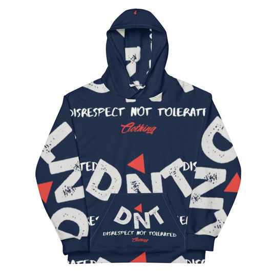 DNT Red-Tri Hoodie Navey