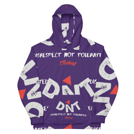 DNT Red-Tri Hoodie Purple