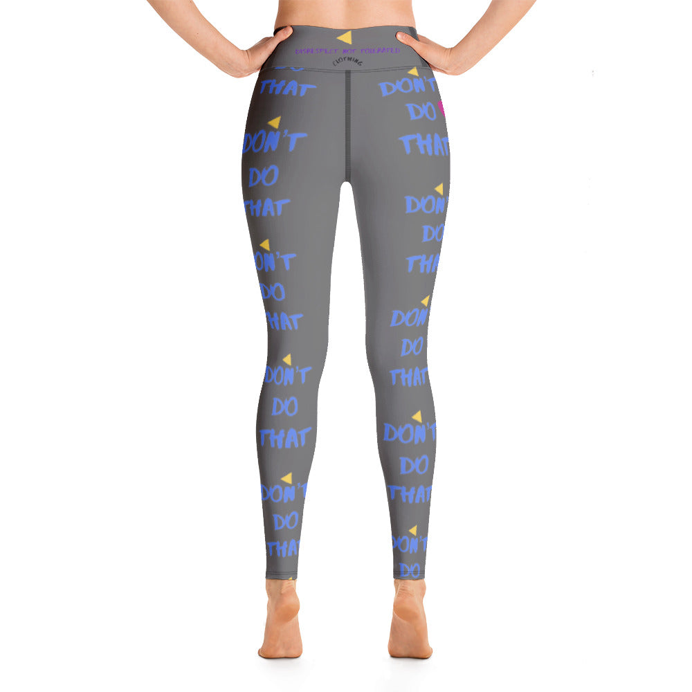 DDT Womens Yoga Leggings/Grey