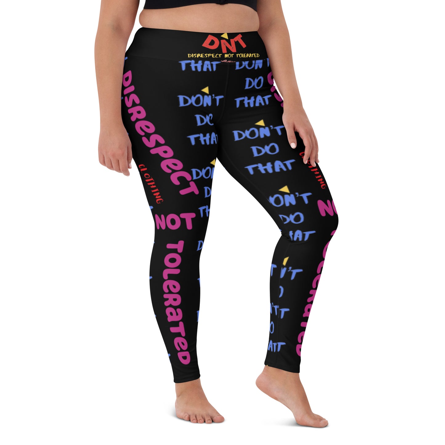 DDT Women's Yoga Leggings/Black