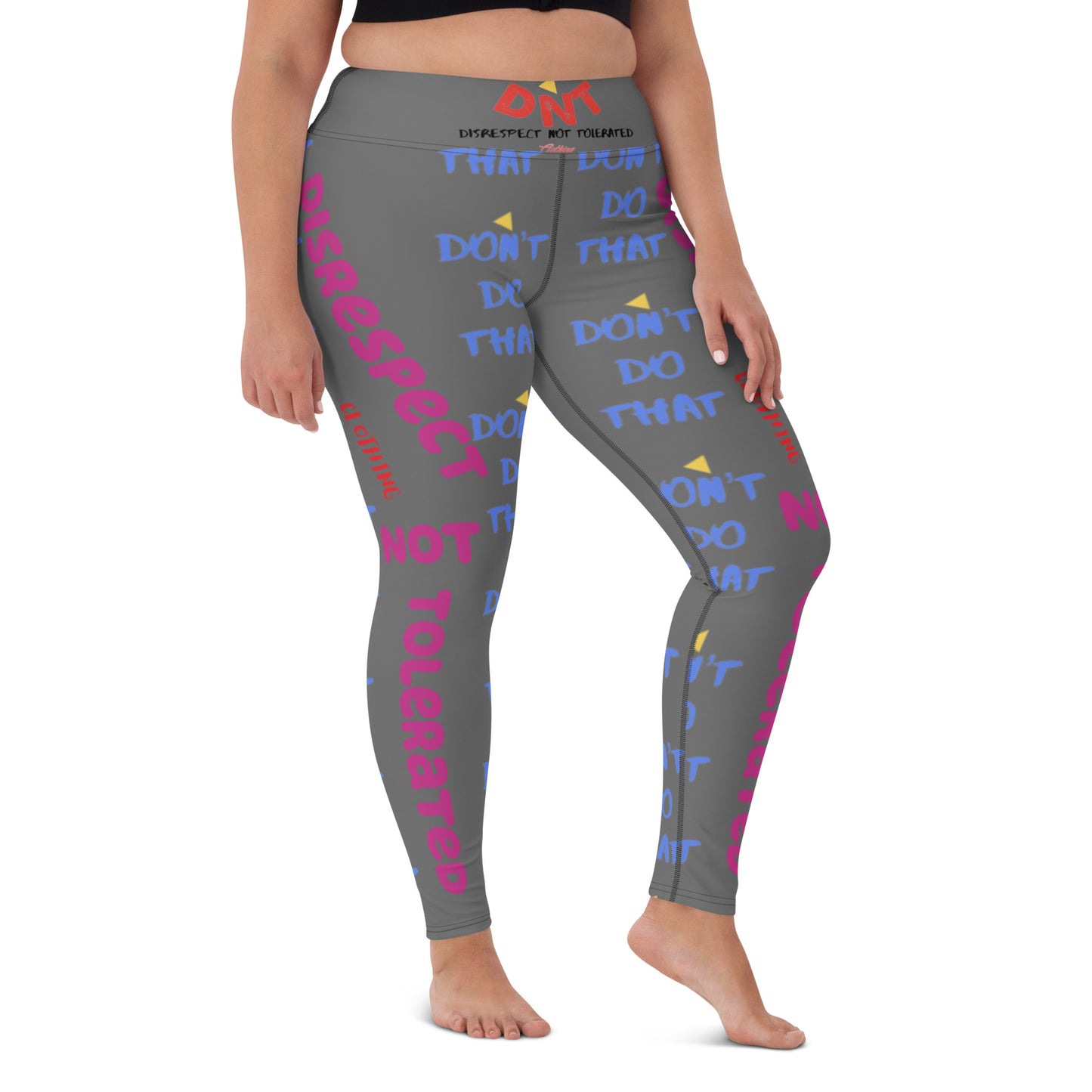 DDT Womens Yoga Leggings/Grey