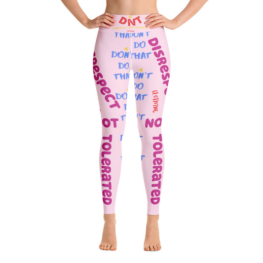 DDT Womens Yoga Leggings/Pink