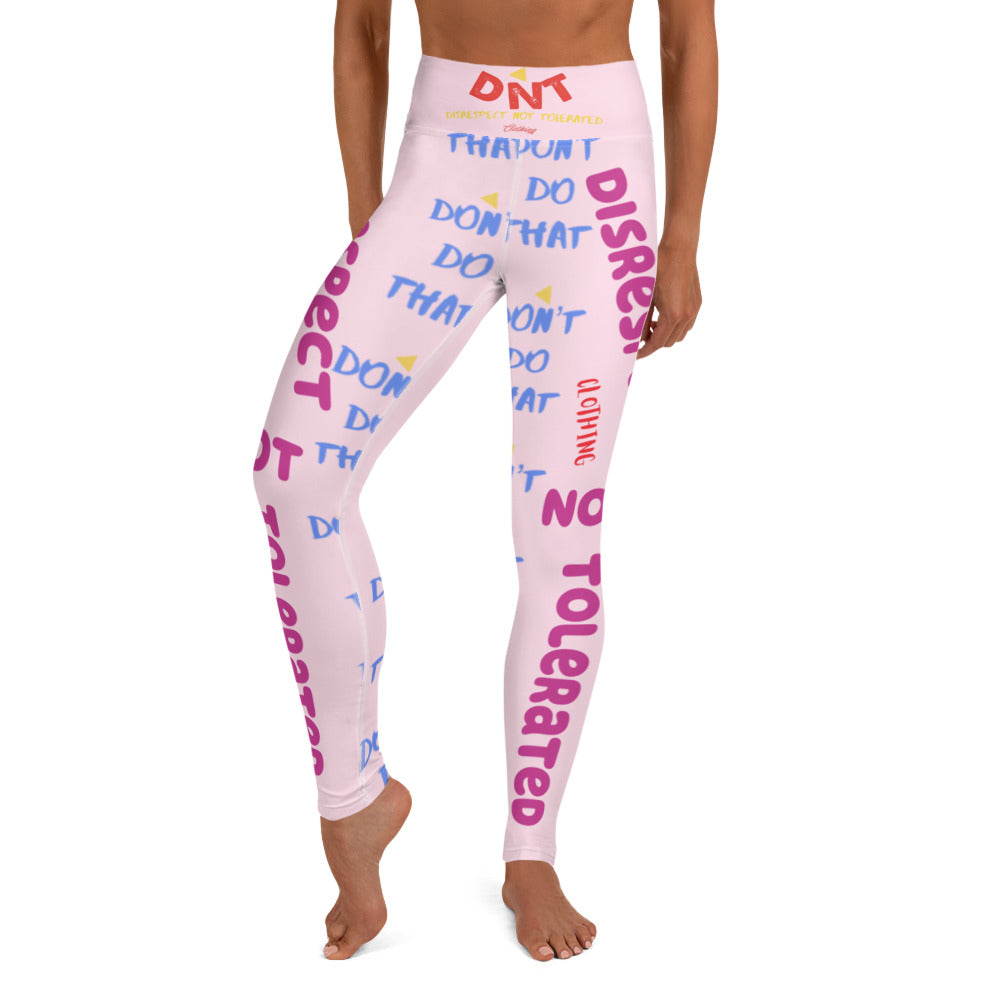 DDT Womens Yoga Leggings/Pink