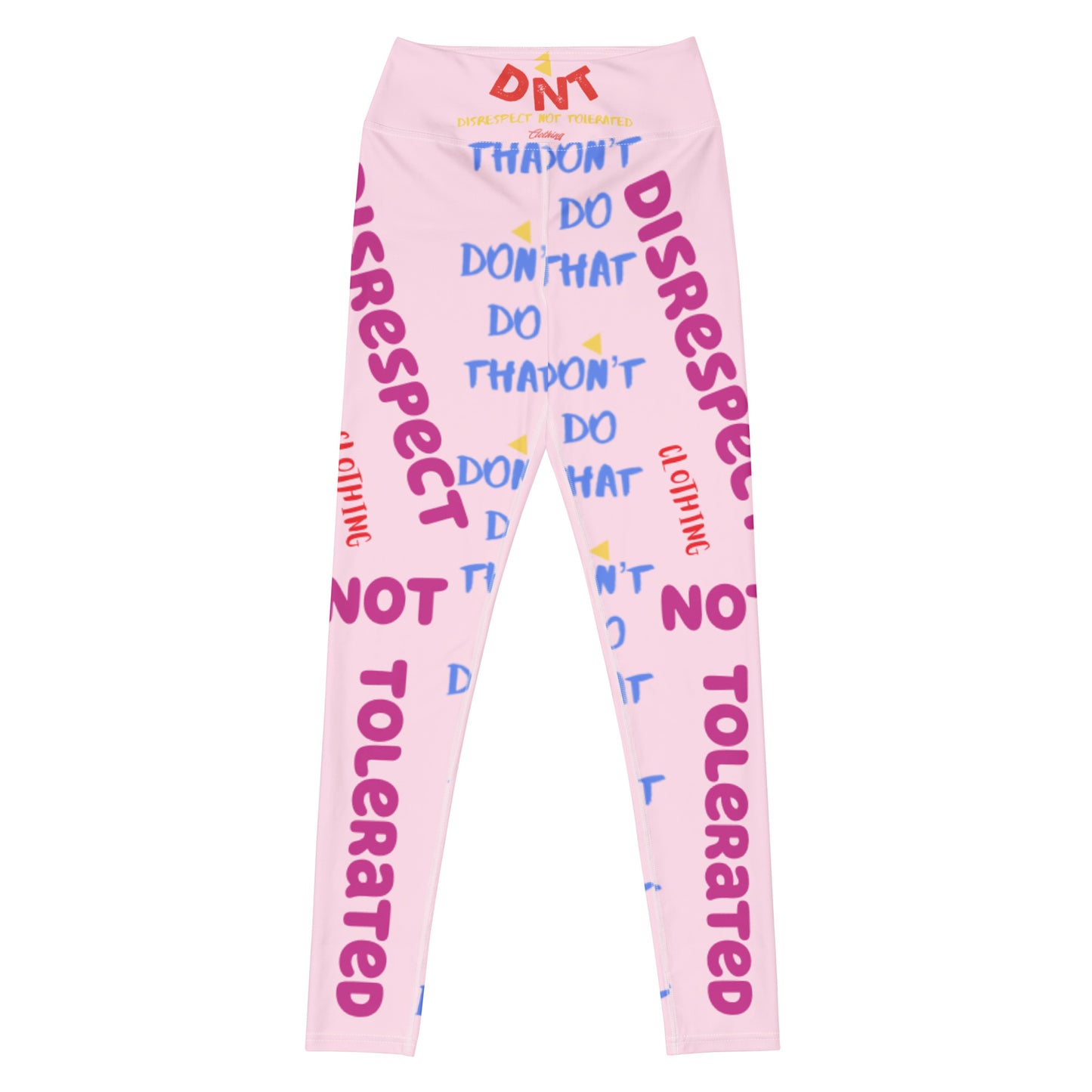 DDT Womens Yoga Leggings/Pink