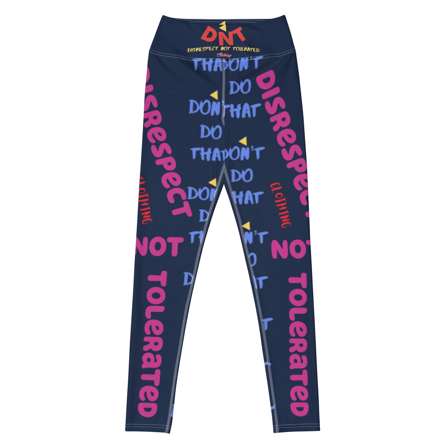 DDT Womens Yoga Leggings/Navy