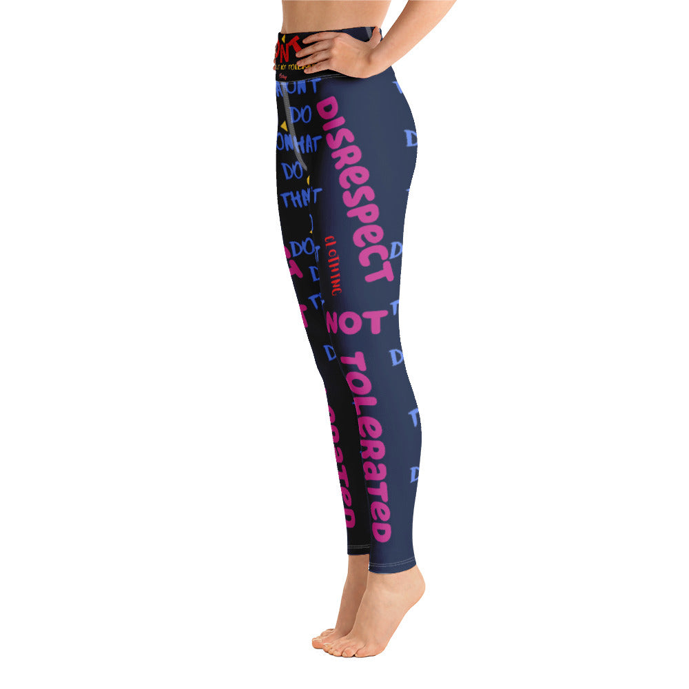 DDT Womens Yoga Leggings/Navy