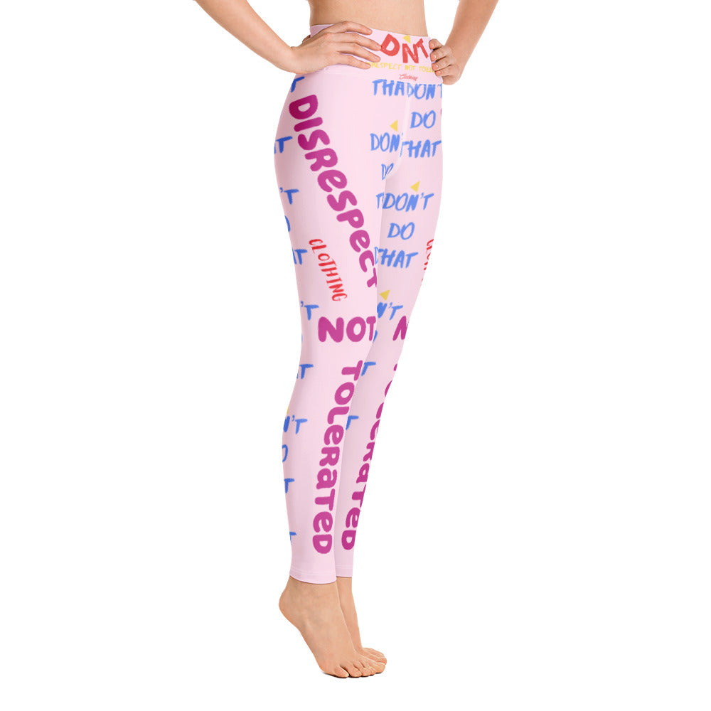 DDT Womens Yoga Leggings/Pink